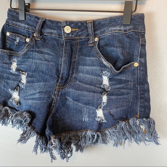 Altar'd State Pants - Altar’d state cut off fringe denim jean shorts 27